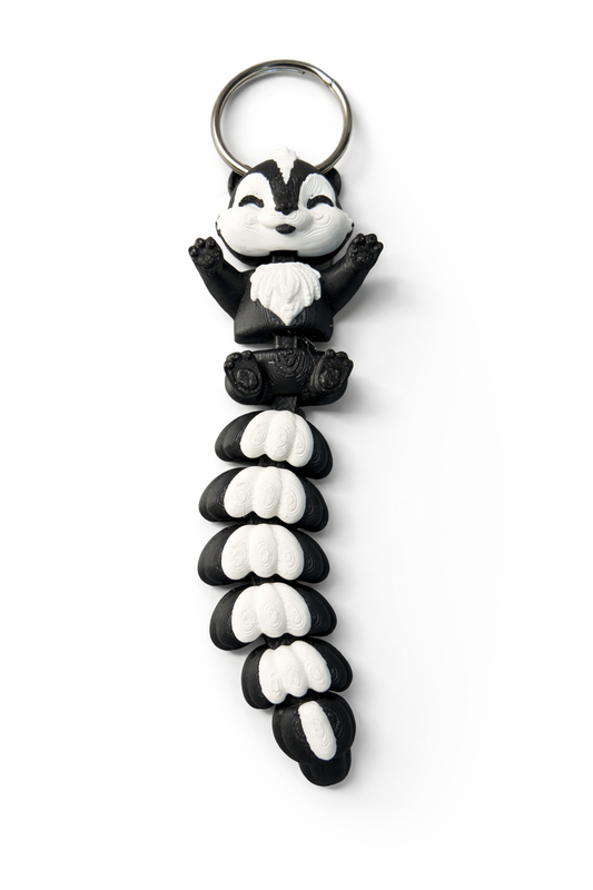 Flexi Skunk Keychain